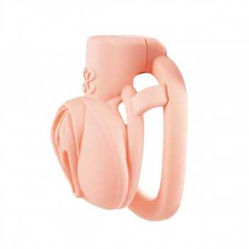 Sevanda Pink Pride Chastity Cage Kort fra Sadistenstoolbox