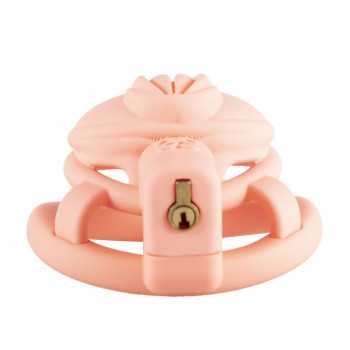 Sevanda Pink Pride Chastity Cage Lang fra Sadistenstoolbox