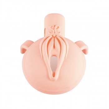 Sevanda Pink Pride Chastity Cage Lang fra Sadistenstoolbox