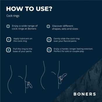 Boners 3 Ring kit (flat rings) fra Sadistenstoolbox