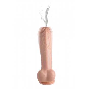 Loadz - Fjernbetjent Vibrating og Squirting Dildo 21,5CM fra Sadistenstoolbox