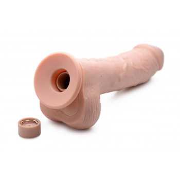 Loadz - Fjernbetjent Vibrating og Squirting Dildo 21,5CM fra Sadistenstoolbox