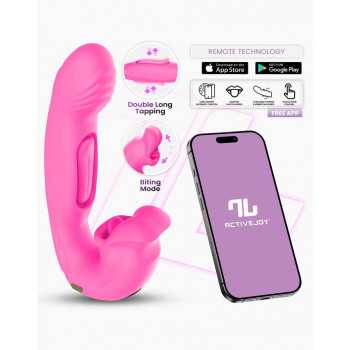 IY - Bimby - Biting and Double Tongue Tapping Vibrator med App fra Sadistenstoolbox
