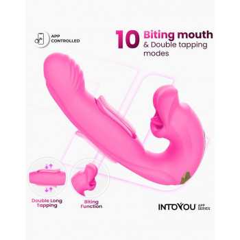 IY - Bimby - Biting and Double Tongue Tapping Vibrator med App fra Sadistenstoolbox