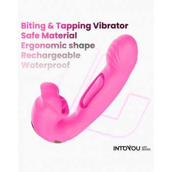 IY - Bimby - Biting and Double Tongue Tapping Vibrator med App fra Sadistenstoolbox