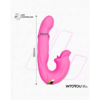 IY - Bimby - Biting and Double Tongue Tapping Vibrator med App fra Sadistenstoolbox