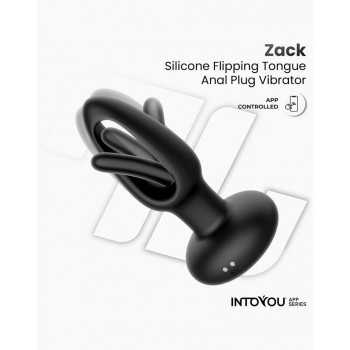 IY - Zack - Buttplug med Flipping Tongue med App Styring fra Sadistenstoolbox