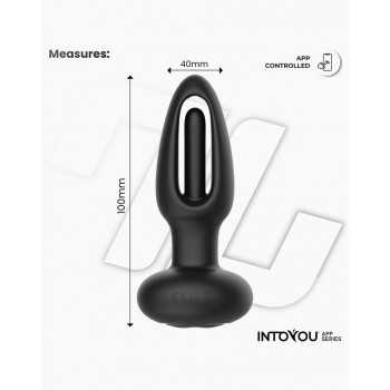 IY - Zack - Buttplug med Flipping Tongue med App Styring fra Sadistenstoolbox