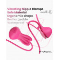 IY - Tickly - Nipple Clamps med Necklace med App Styring fra Sadistenstoolbox