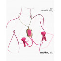 IY - Tickly - Nipple Clamps med Necklace med App Styring fra Sadistenstoolbox