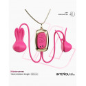 IY - Tickly - Nipple Clamps med Necklace med App Styring fra Sadistenstoolbox