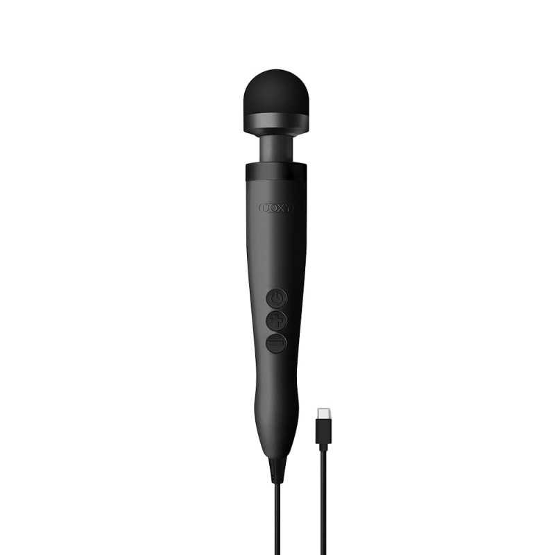 Doxy 3 USB-C Magic Wand Sort fra Sadistenstoolbox