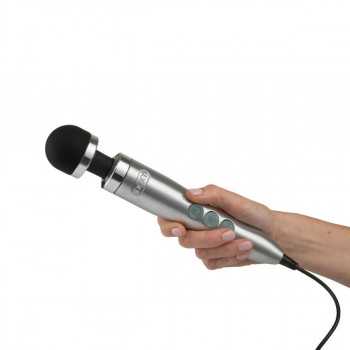 Doxy Die Cast 3 Slim Magic Wand Børstet Aluminium fra Sadistenstoolbox