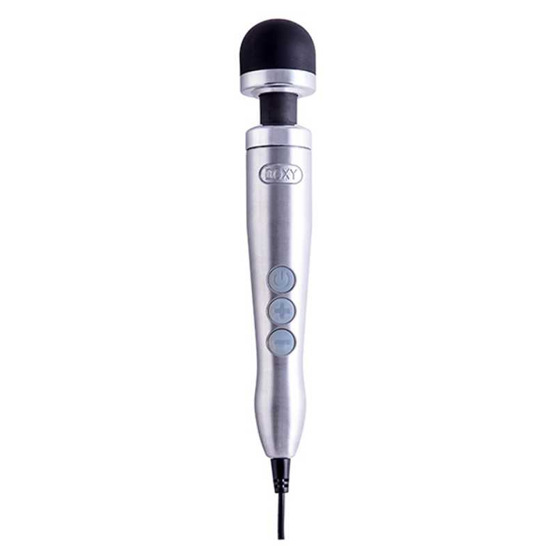 Doxy Die Cast 3 Slim Magic Wand Børstet Aluminium fra Sadistenstoolbox