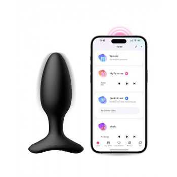 Lovense Hush 2 App-styret Smal Buttplug 12,5 cm fra Sadistenstoolbox