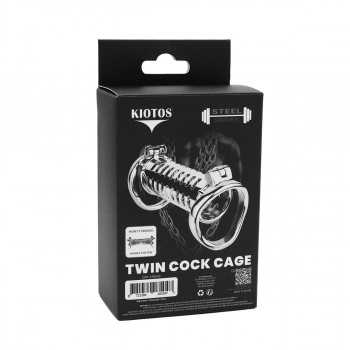 Twin Cock Cage fra Sadistenstoolbox