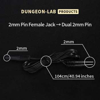 Dungeon Lab M2 Elektrodeudvidelse fra Sadistenstoolbox