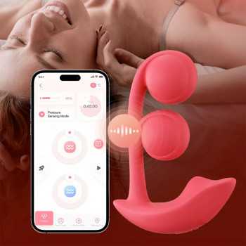 Melody - Twin Balls Clit & G Spot Vibrator (App Controlled, Pressure Sensing) fra Sadistenstoolbox