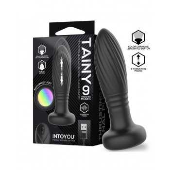 Tainy - Thrusting Led Lys Buttplug med fjernbetjening fra Sadistenstoolbox