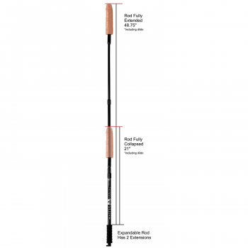 Master Series Dick Stick Dildo Stav 17,3 cm fra Sadistenstoolbox