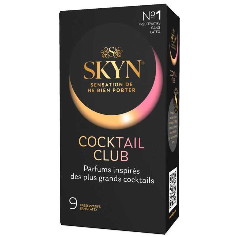Skyn Cocktail Club Latexfri Kondom med 3 Aromaer 9 stk. fra Sadistenstoolbox