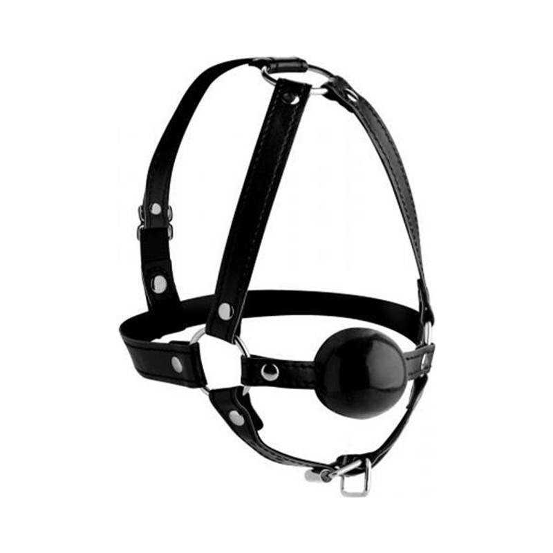 Head Harness med 4,2CM Ball Gag fra Sadistenstoolbox