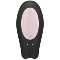 Satisfyer Double Joy Couples Vibrator- Black