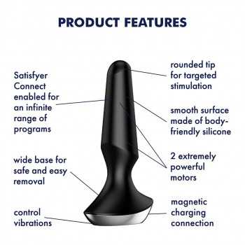Satisfyer - ilicious 2 - Anal Plug Vibrator med APP fra Sadistenstoolbox