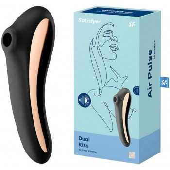 Satisfyer Dual Kiss – Air Pulse + G-Spot Vibrator fra Sadistenstoolbox