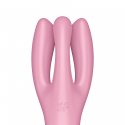 SATISFYER - THREESOME 3 - MULTI VIBRATOR - PINK