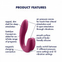 Satisfyer Sunray - AIR PULSE og G-punkt Vibrator fra Sadistenstoolbox