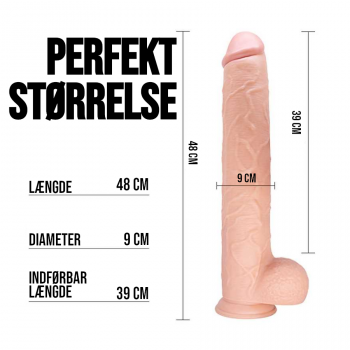 Kiotos Cox Mega Flesh 09 -48cm fra Sadistenstoolbox