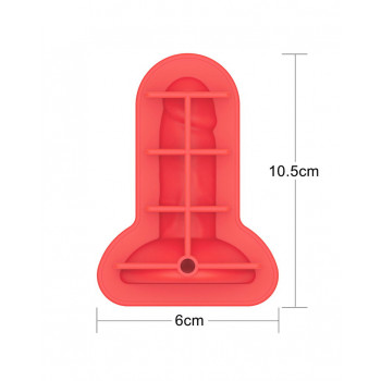 LoveToy - Mace Silicone Isbakke - Mini Penis fra Sadistenstoolbox
