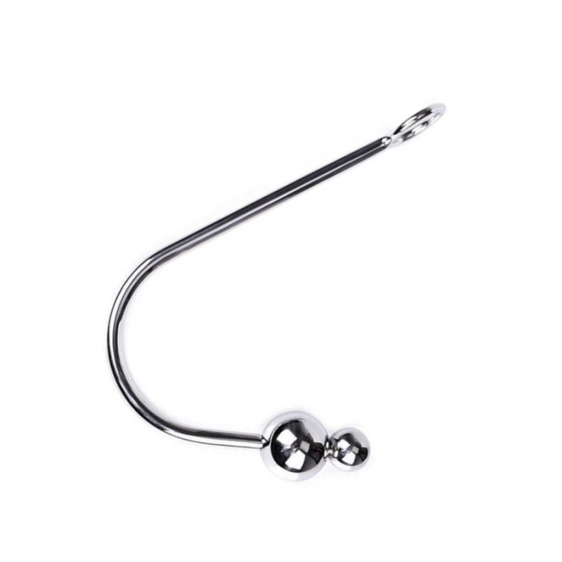 Anal Krog i Stål – Dobbelt Kugle Bondage Hook fra Sadistenstoolbox