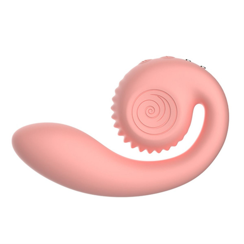 Snail Vibe Gizi Vibrator – Klitoris og G-punkt – Peach fra Sadistenstoolbox