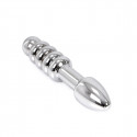 Rounded Double-ended Steel Dildo fra Sadistenstoolbox