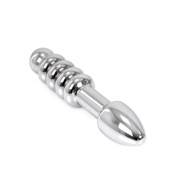 Rounded Double-ended Steel Dildo fra Sadistenstoolbox
