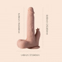 App Styret Dildo – Colter Thrusting med Slikker fra Sadistenstoolbox