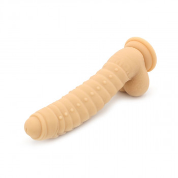 Tyk Silikone Dildo med Sugekop 22 cm – Kiotos COX fra Sadistenstoolbox