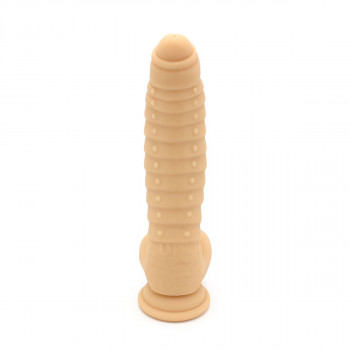Tyk Silikone Dildo med Sugekop 22 cm – Kiotos COX fra Sadistenstoolbox