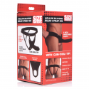 Hollow Strap-on Dildo – Sort Silikone – 15,2 cm fra Sadistenstoolbox