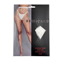 Hvide Wide Fishnet Strømpebukser – BeWicked Grovmasket fra Sadistenstoolbox
