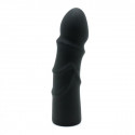 Strap-on Dildo London – Sort Silikone – 14,5 cm fra Sadistenstoolbox