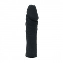 Stor Strap-on Dildo Sydney – Sort Silikone – 20 cm fra Sadistenstoolbox