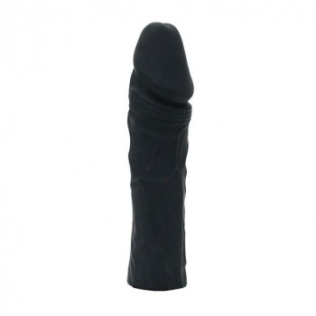 Stor Strap-on Dildo Sydney – Sort Silikone – 20 cm fra Sadistenstoolbox