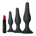 Buttplug Sæt – Easytoys Anal Training Kit – 3 Størrelser fra Sadistenstoolbox