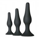 Buttplug Sæt – Easytoys Anal Training Kit – 3 Størrelser fra Sadistenstoolbox