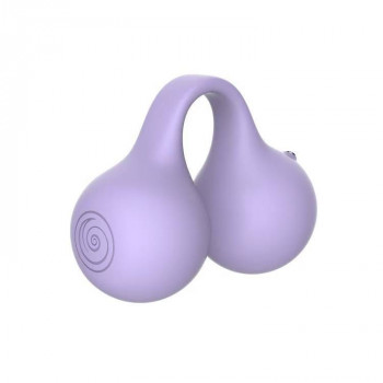 Finger Vibrator – SVibe Snail Twinn Klitoris – Lilla fra Sadistenstoolbox