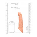 Realistisk Penis Sleeve 21 cm – RealRock Flesh fra Sadistenstoolbox