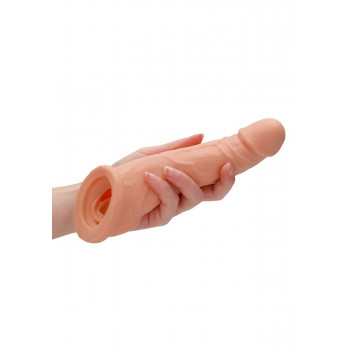 Realistisk Penis Sleeve 21 cm – RealRock Flesh fra Sadistenstoolbox